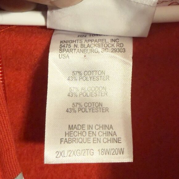 Carolina Hurricanes Zip Up Hoodie NHL Knights Apparel 2XL - Picture 6 of 10